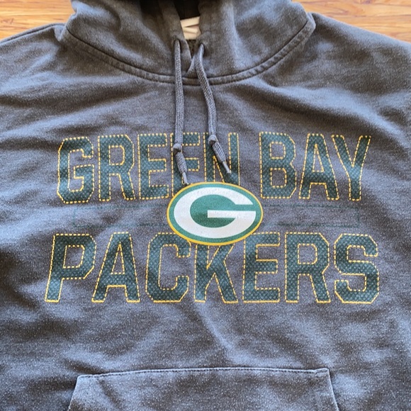 Grey Green Bay hoodie - Picture 2 of 4